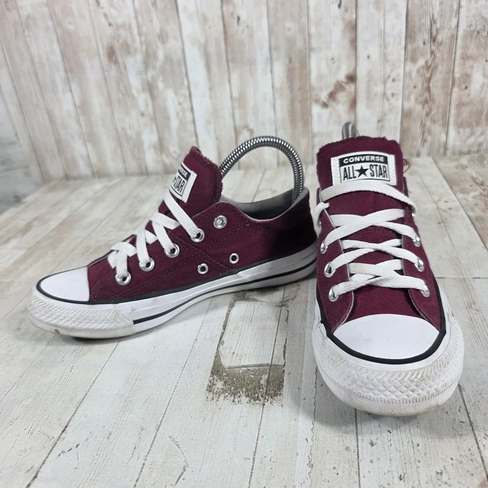 Converse Chuck Taylor All Star Madison Maroon Burgundy‎ Low Top Sneakers 558994F
